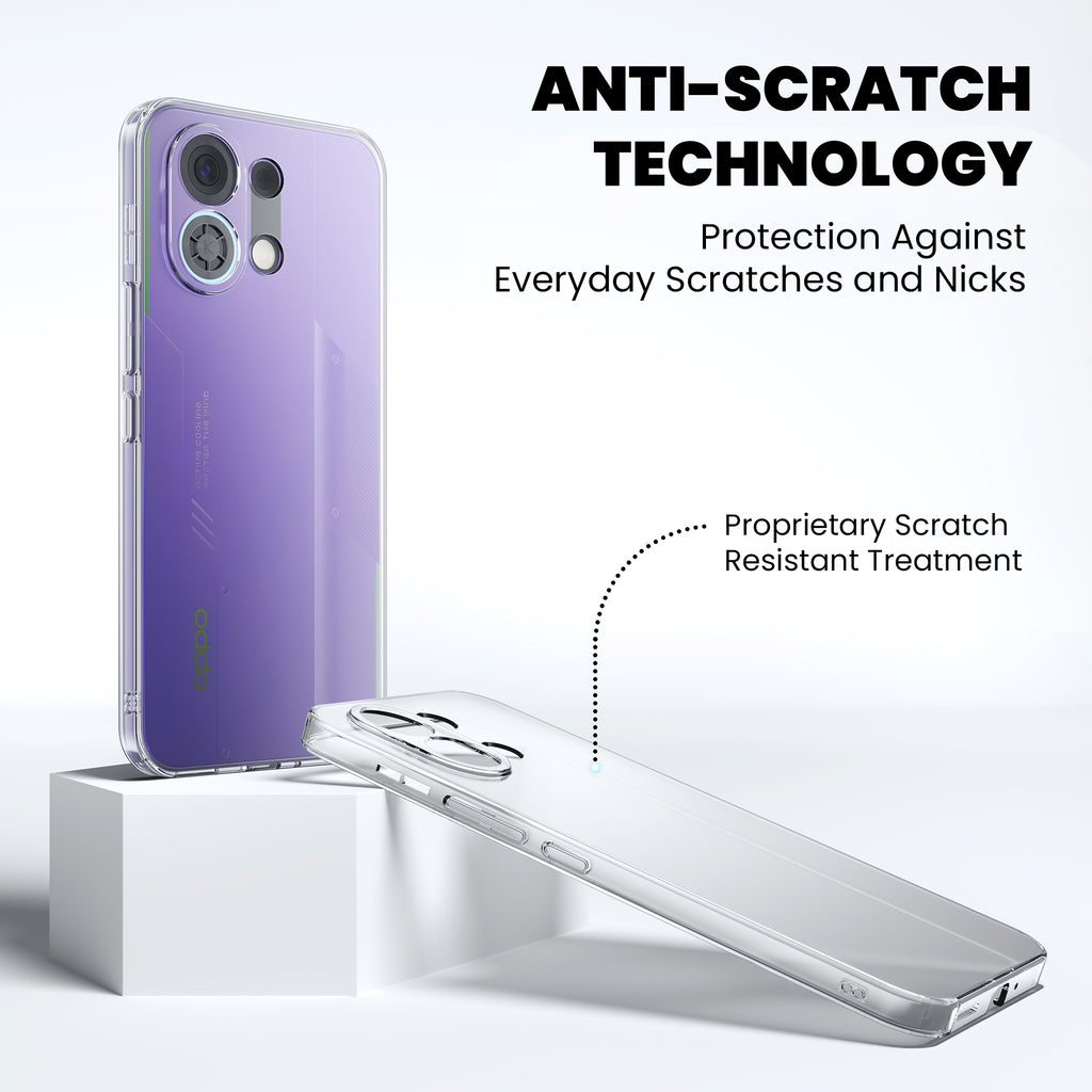 Anti-Yellow Clear Case Oppo K Series