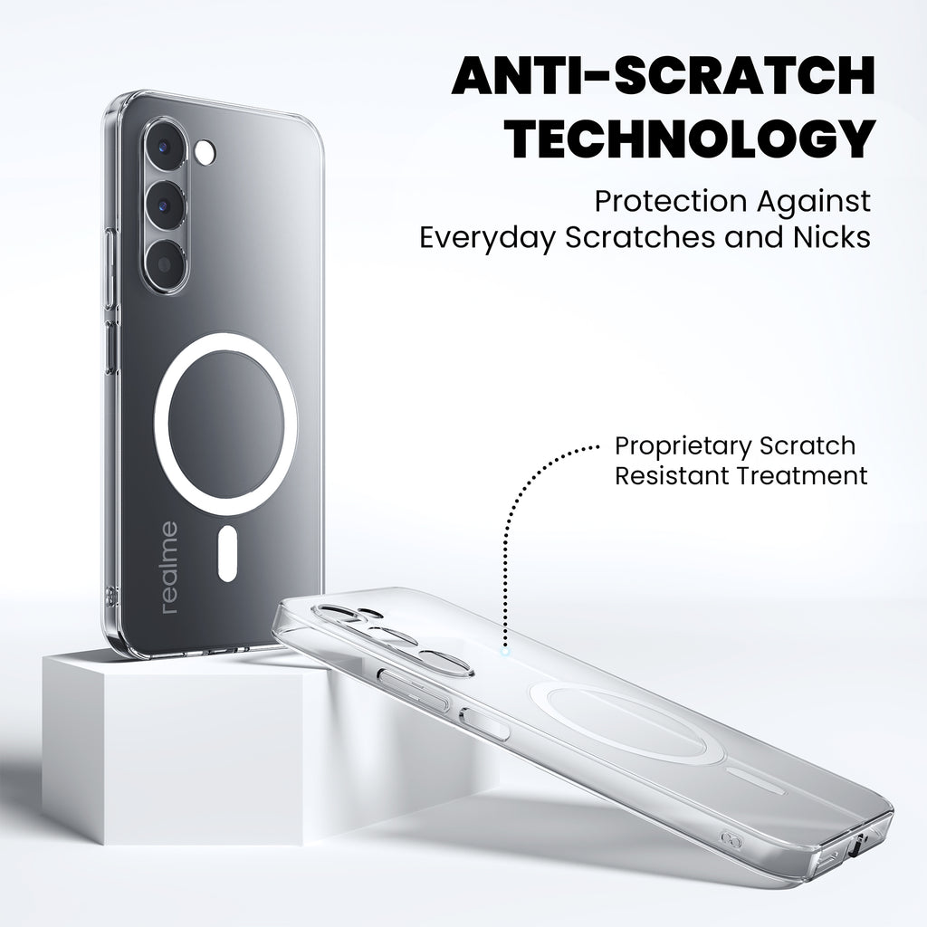 Anti-Yellow Magsafe Clear Case - Realme P4 Lite 5G