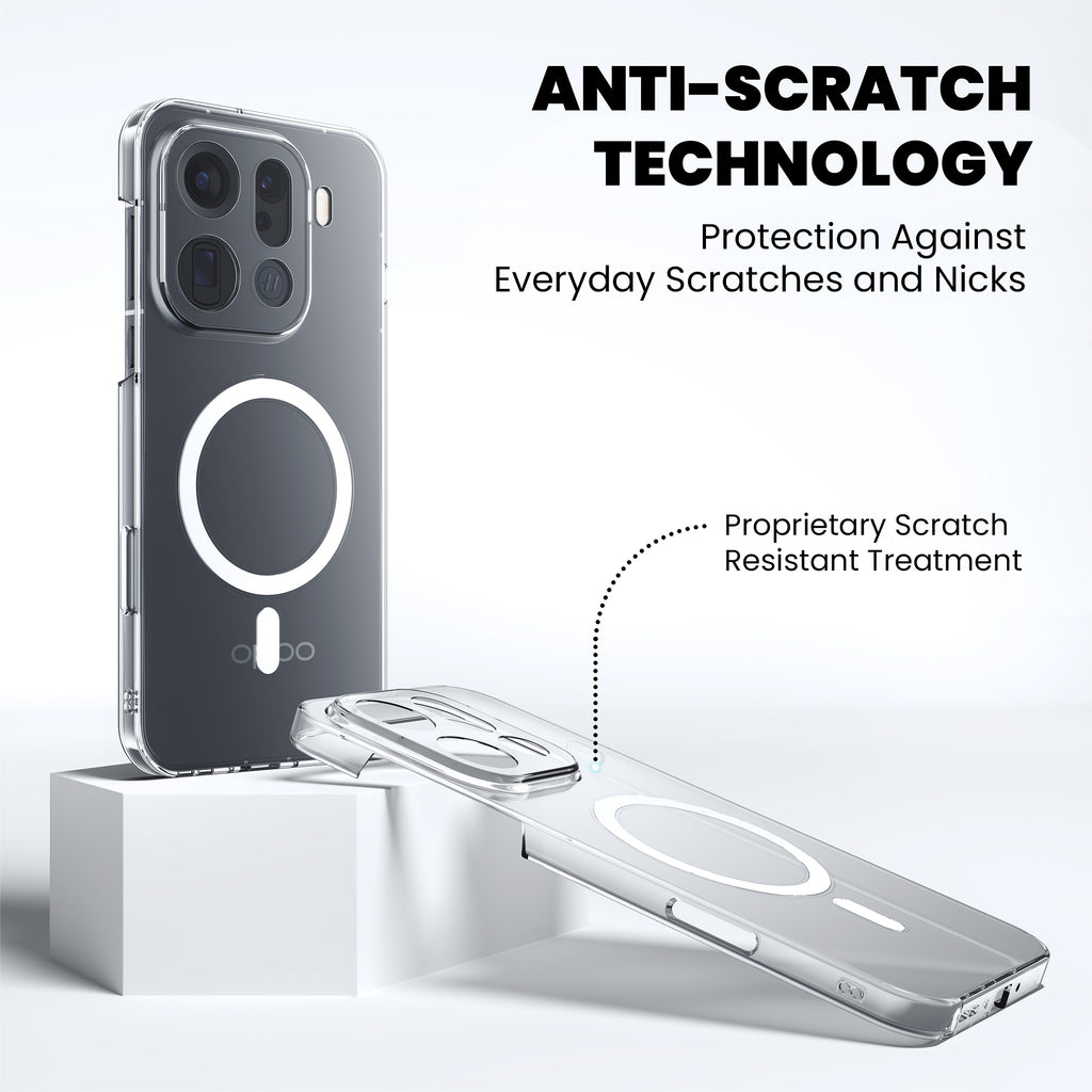 Anti-Yellow Magsafe Clear Case Oppo A Series