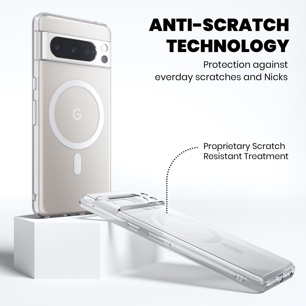 Anti-Yellow Magsafe Clear Case Google Pixel