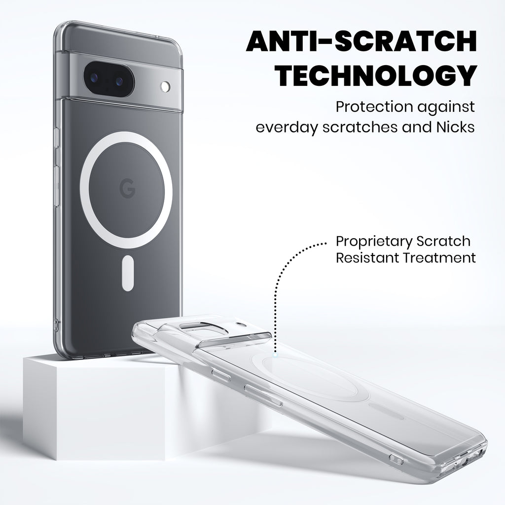 Anti-Yellow Magsafe Clear Case Google Pixel