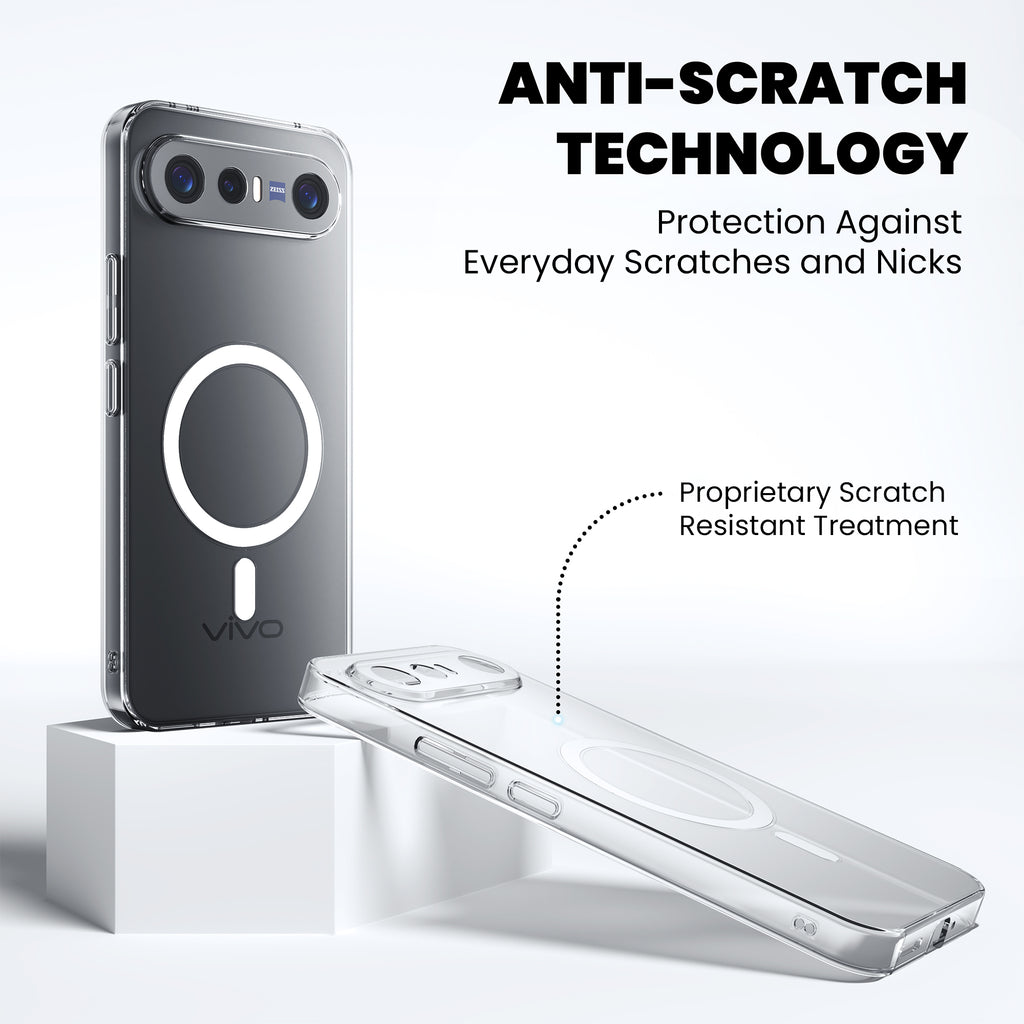 Anti-Yellow Magsafe Clear Case - Vivo X300 FE