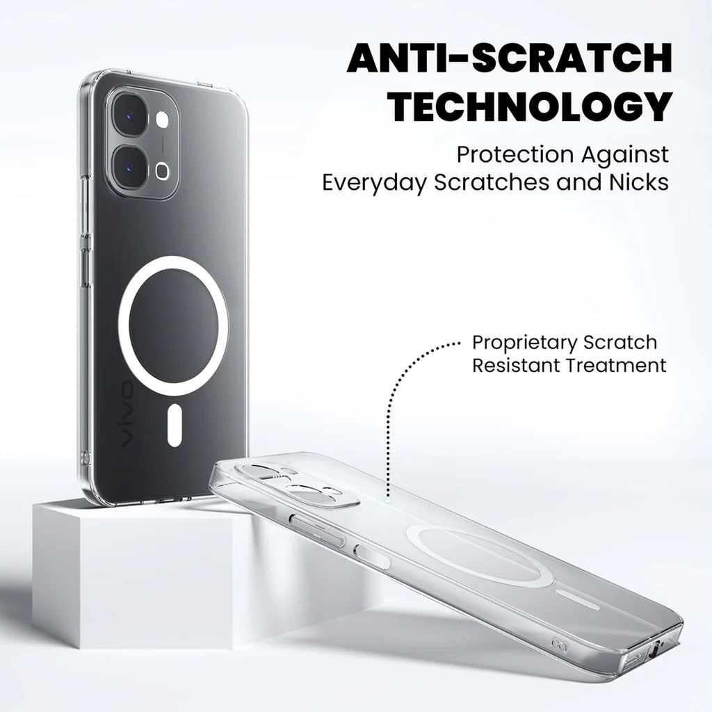 Anti-Yellow Magsafe Clear Case - Vivo Y31t 5G
