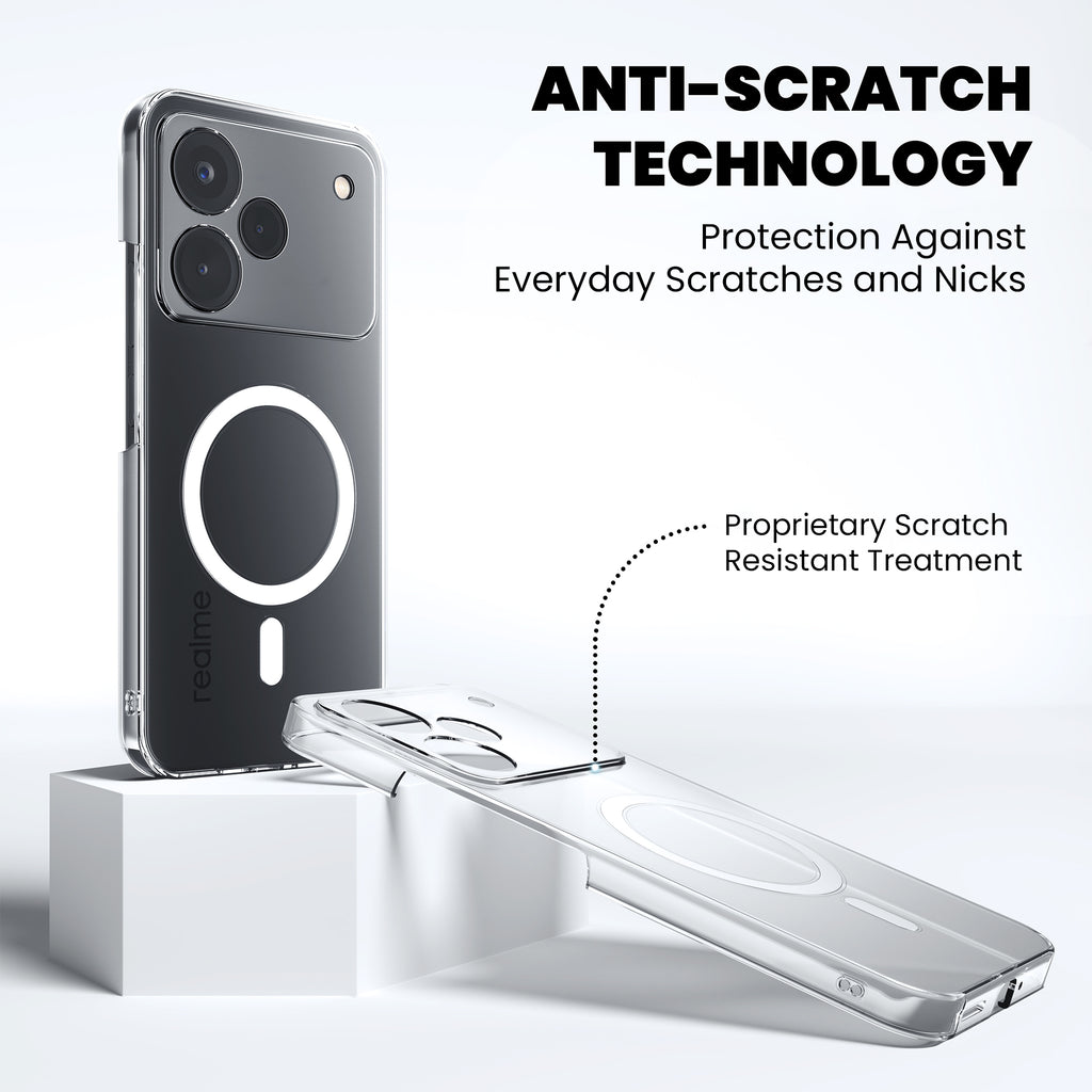 Anti-Yellow Magsafe Clear Case - Realme GT 6T