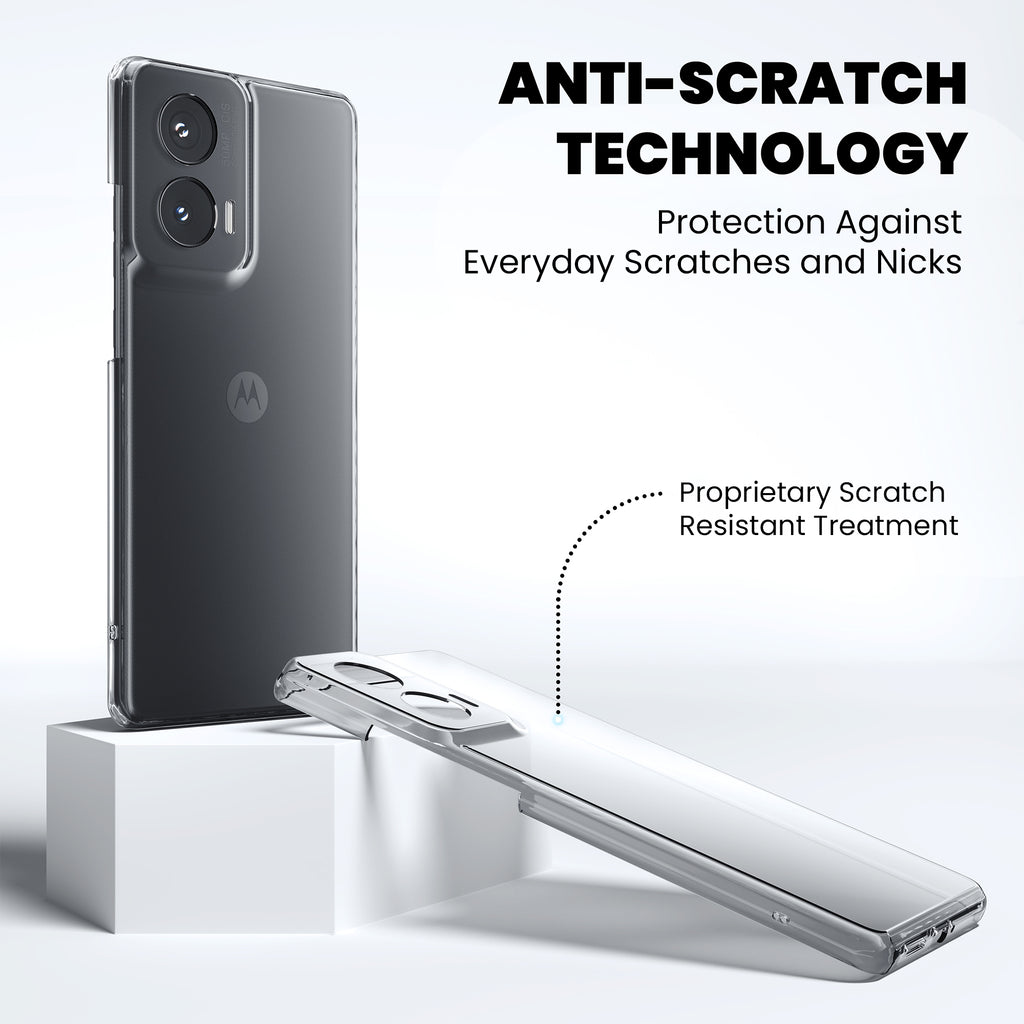 Anti-Yellow Clear Case - Moto G96 5G
