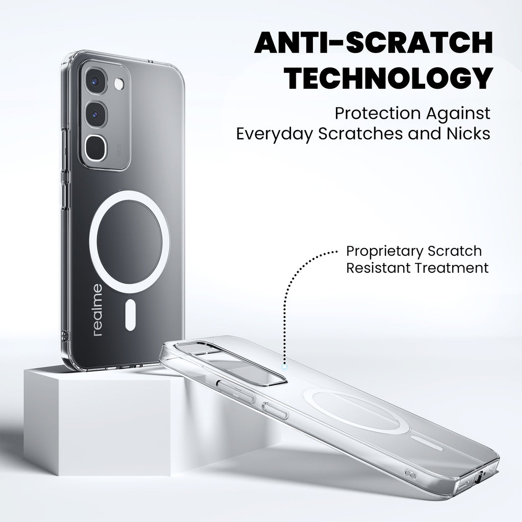 Anti-Yellow Magsafe Clear Case - Realme P4R 5G