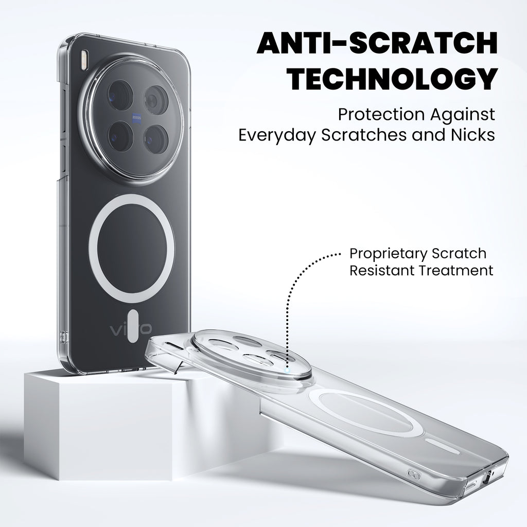 Anti-Yellow Magsafe Clear Case - Vivo X90 Pro