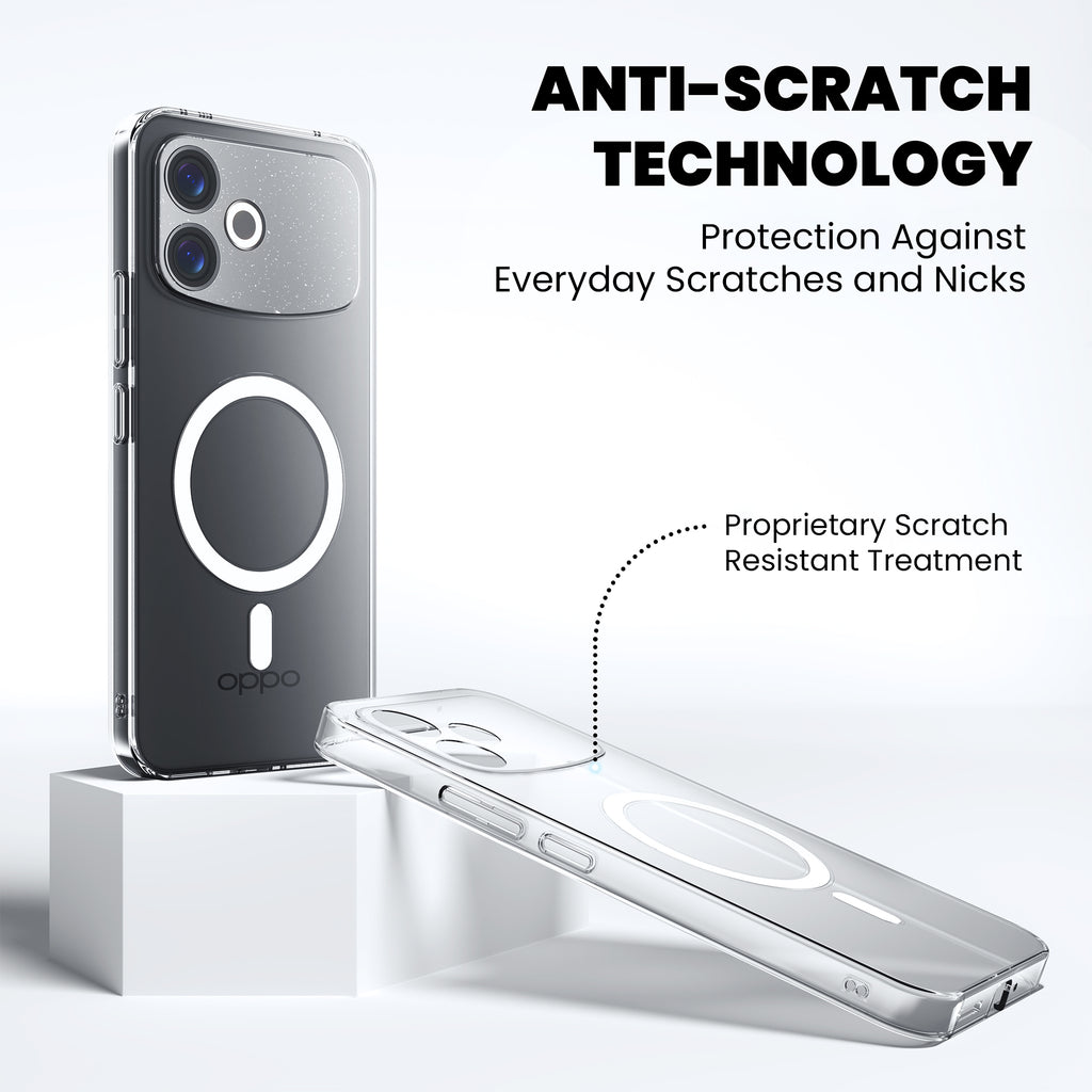 Anti-Yellow Magsafe Clear Case Oppo F Series