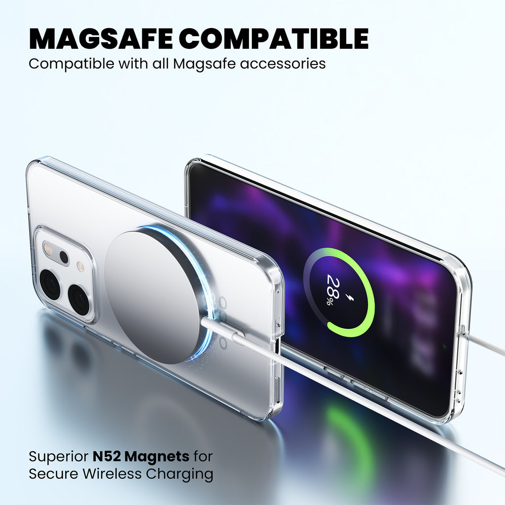 Anti-Yellow Magsafe Clear Case Oppo A Series