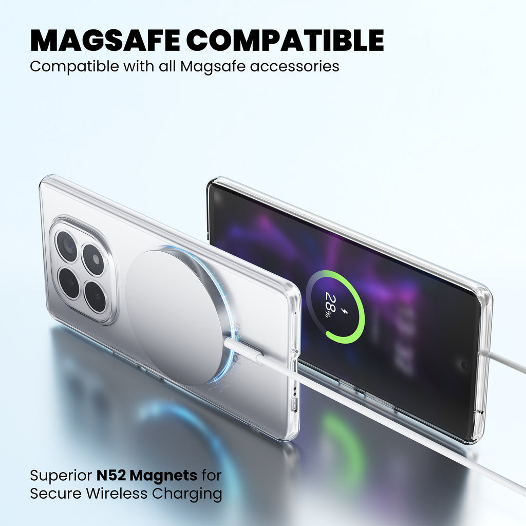 Anti-Yellow Magsafe Clear Case - Redmi Note 14 Pro 5G