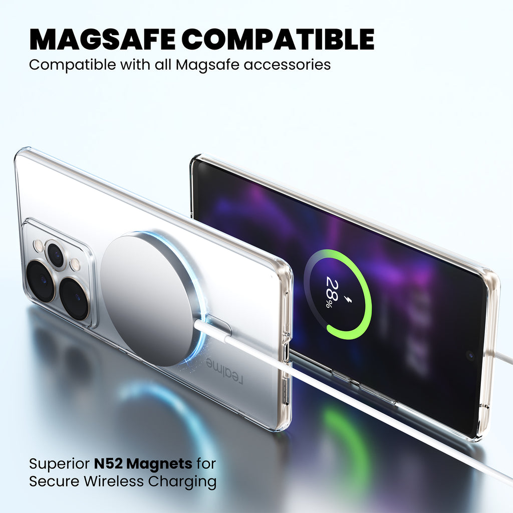 Anti-Yellow Magsafe Clear Case - Realme 15T 5G