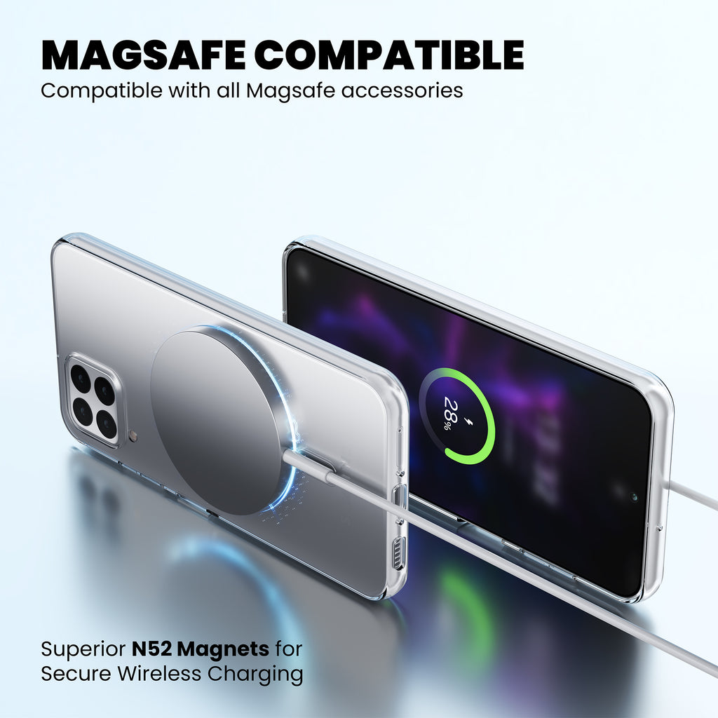 Anti-Yellow Magsafe Clear Case Samsung F Series