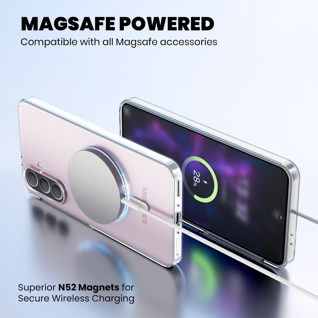 Anti-Yellow Magsafe Clear Case Samsung A Series