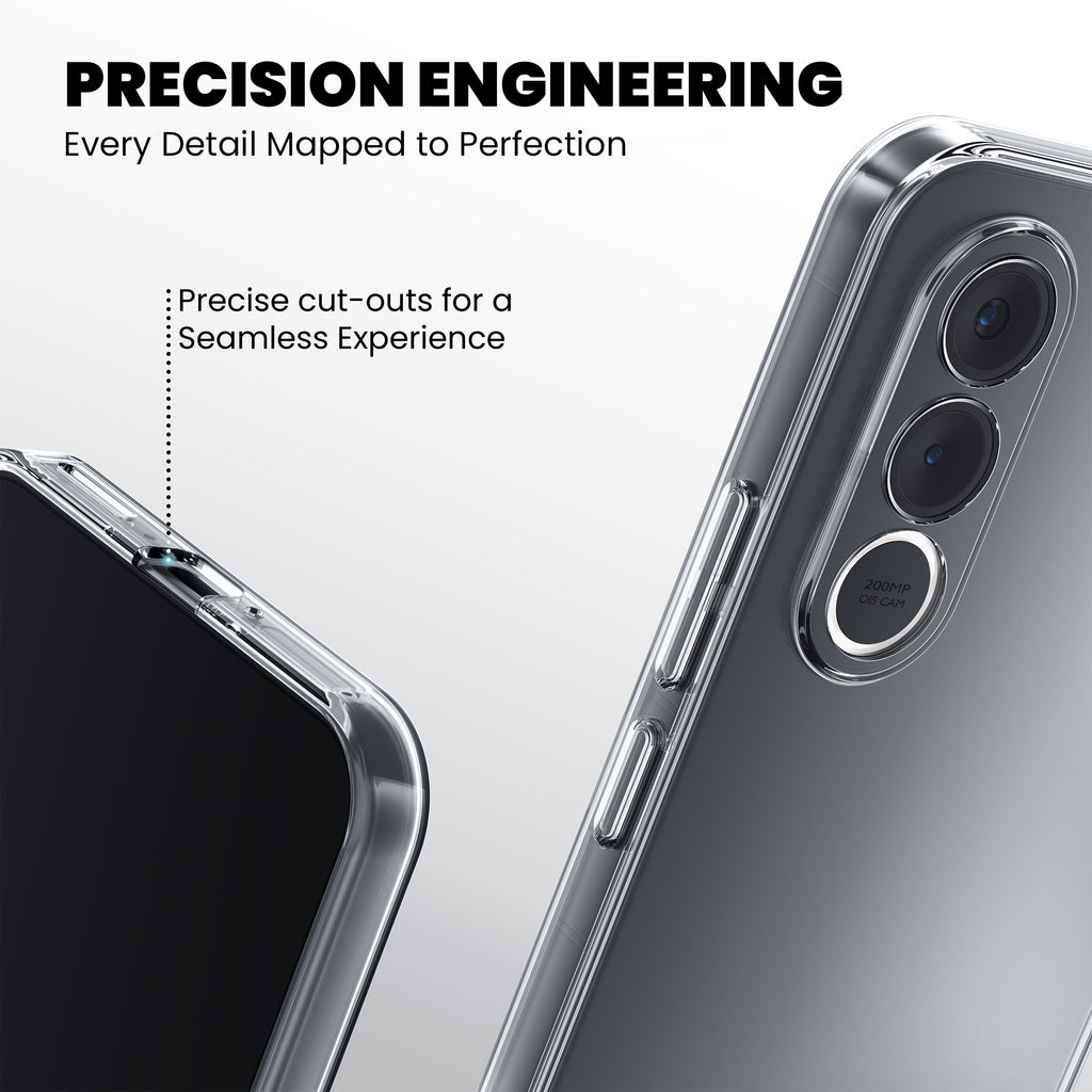 Anti-Yellow Clear Case - Vivo V70 FE