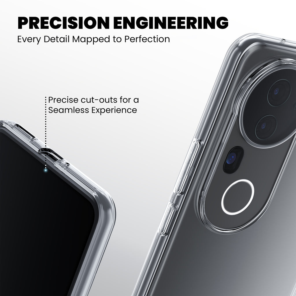 Anti-Yellow Clear Case - Vivo V40e 5G