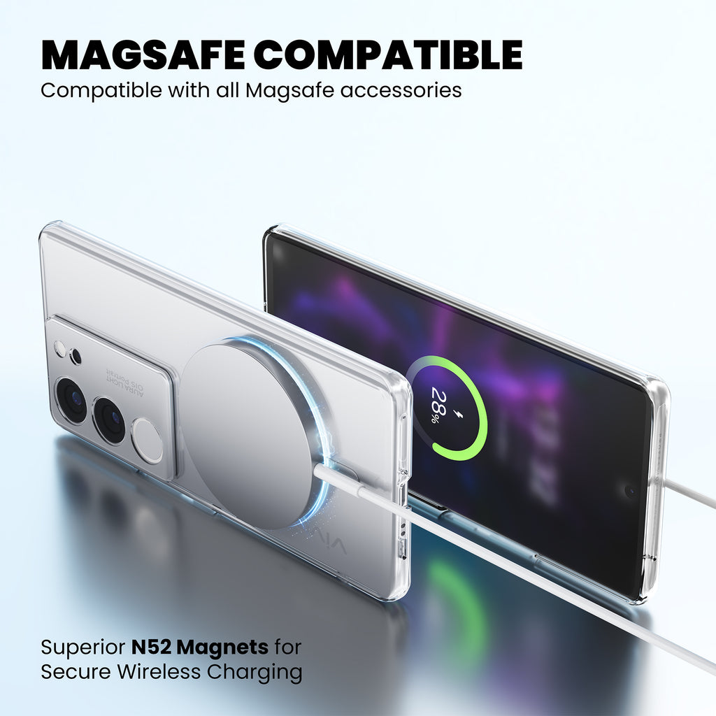 Anti-Yellow Magsafe Clear Case - Vivo V29