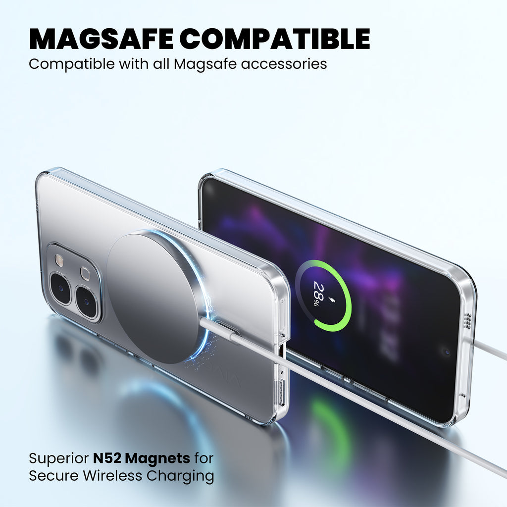 Anti-Yellow Magsafe Clear Case - Vivo Y51 Pro 5G