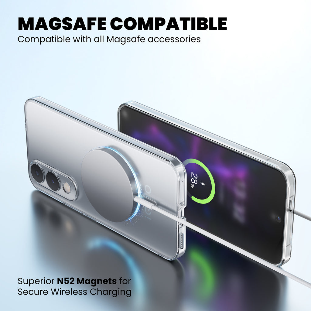 Anti-Yellow Magsafe Clear Case - iQOO Z6 44W