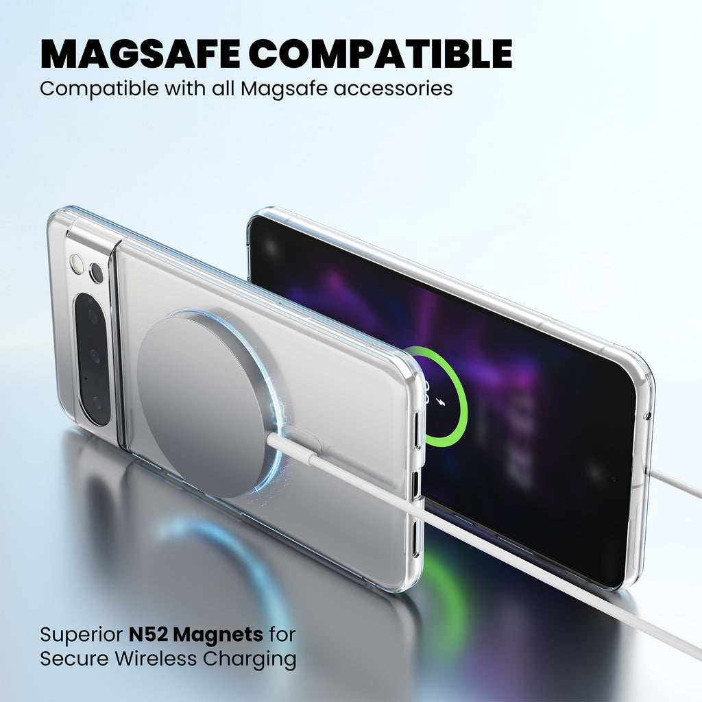 Anti-Yellow Magsafe Clear Case Google Pixel