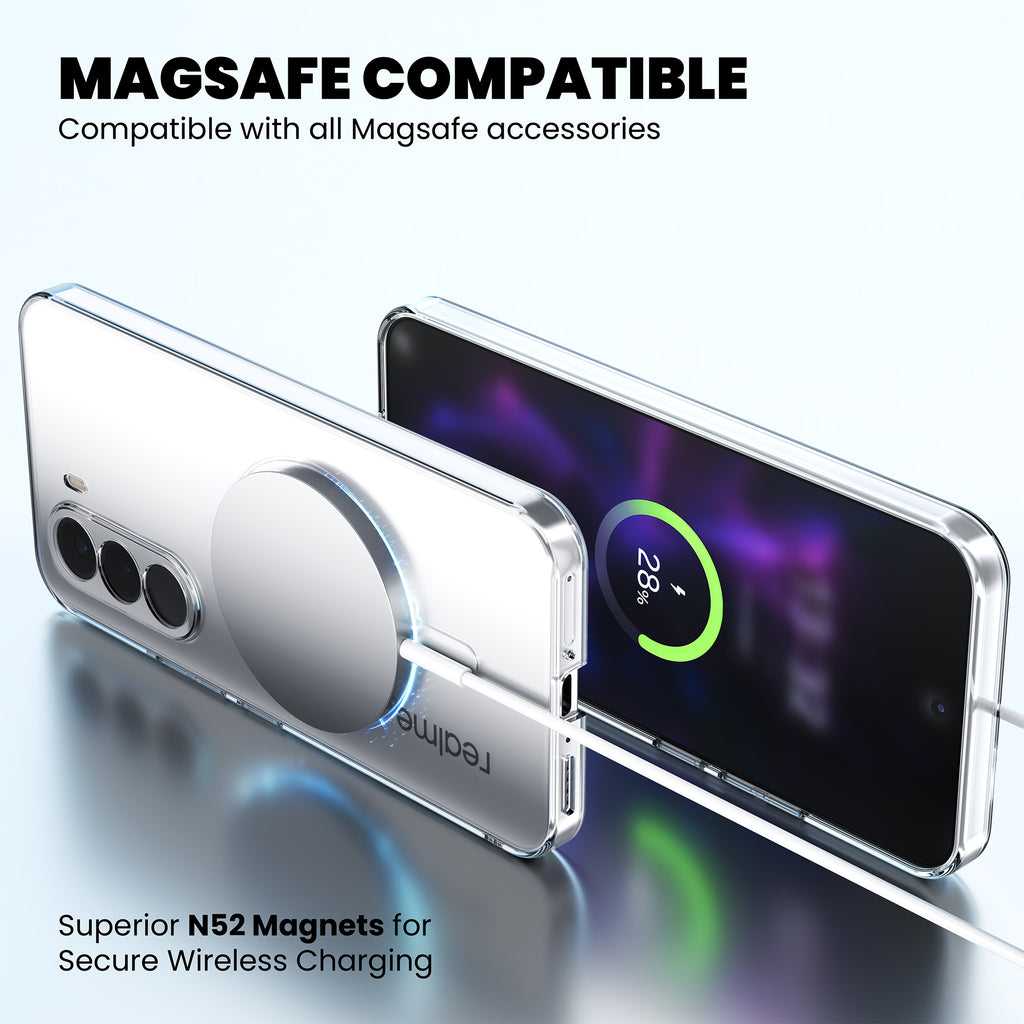 Anti-Yellow Magsafe Clear Case - Realme P4x