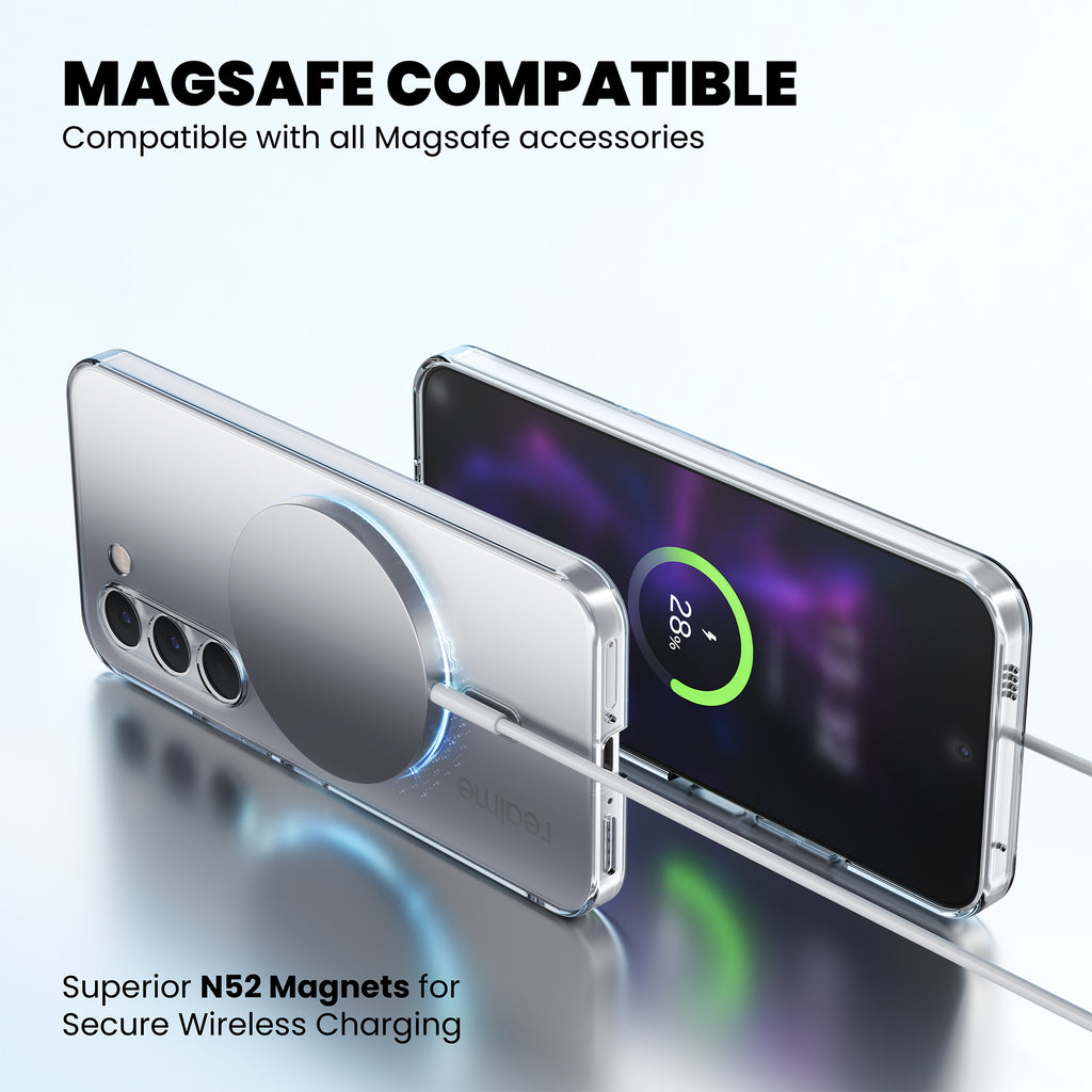 Anti-Yellow Magsafe Clear Case - Realme P4 Lite 5G