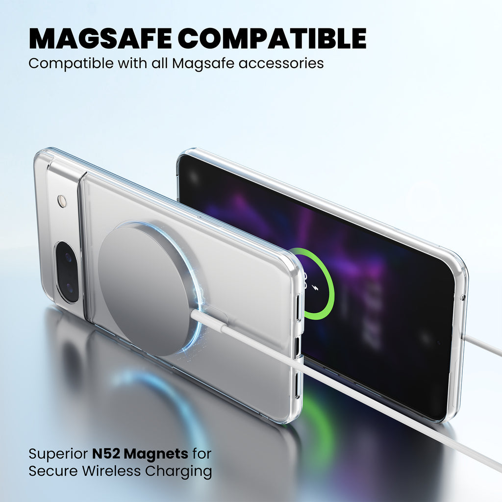 Anti-Yellow Magsafe Clear Case Google Pixel