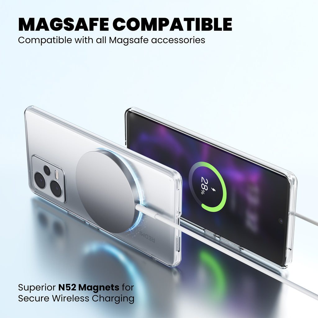 Anti-Yellow Magsafe Clear Case - Redmi 11 Prime 4G