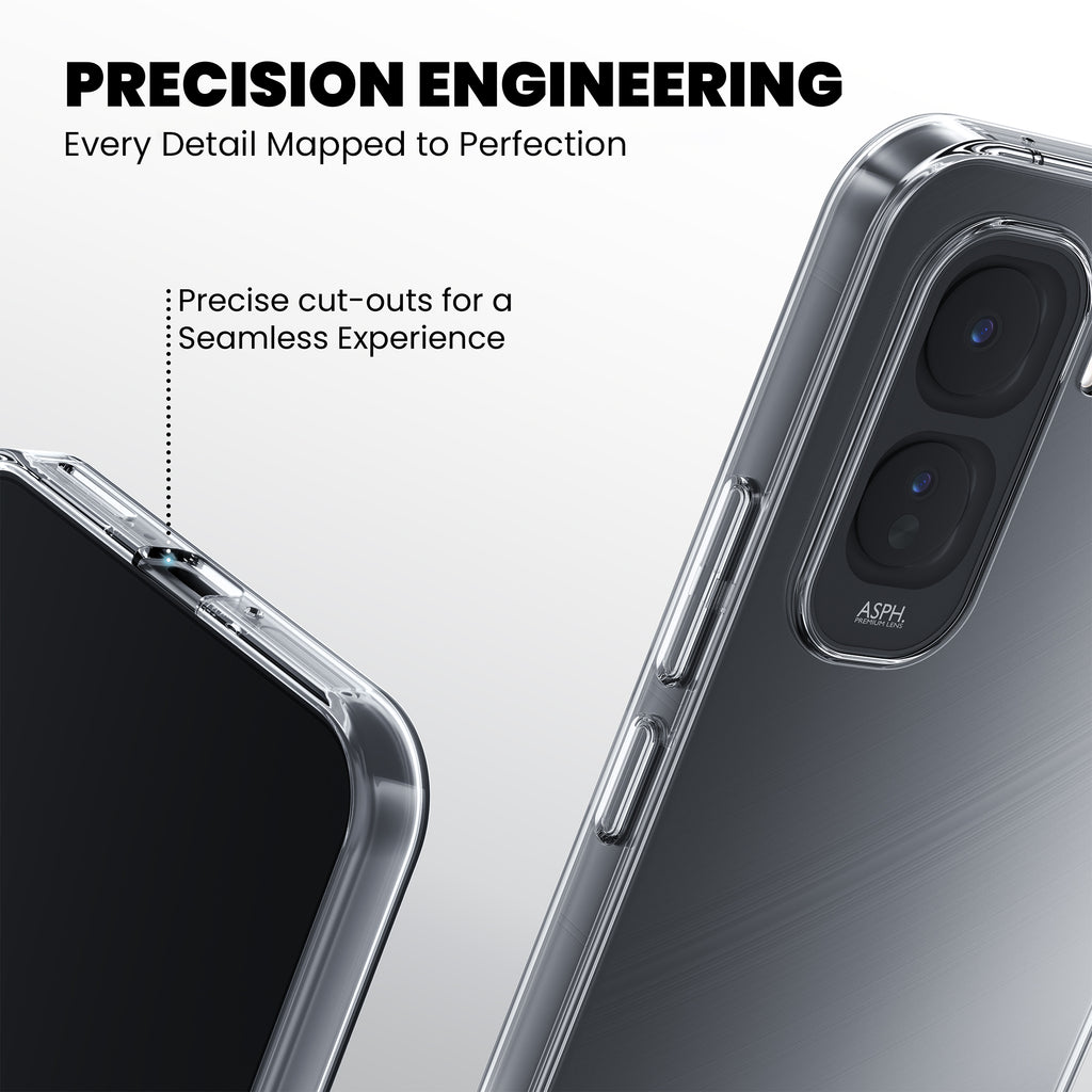 Anti-Yellow Clear Case - Vivo T5 Pro 5G