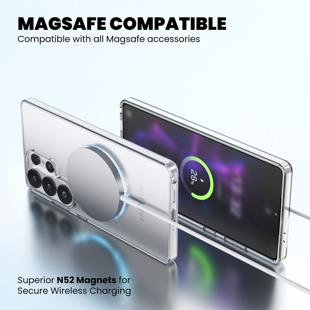 Anti-Yellow Magsafe Clear Case Samsung S Series