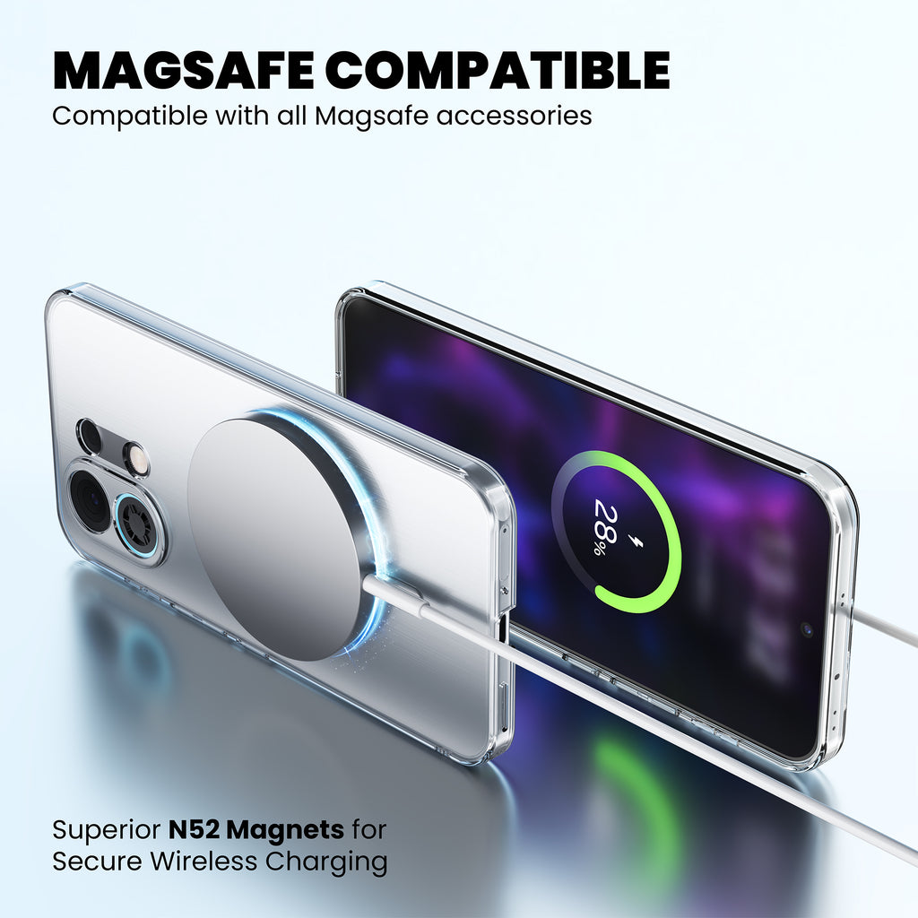 Anti-Yellow Magsafe Clear Case Oppo K Series