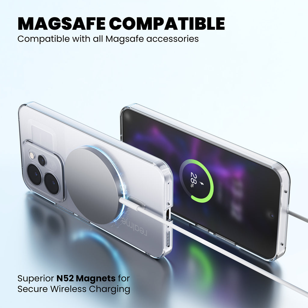 Anti-Yellow Magsafe Clear Case - Realme Narzo Power 5G