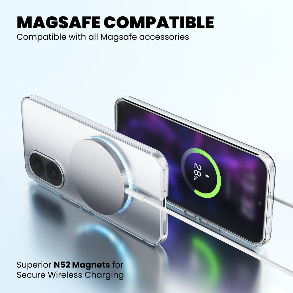 Anti-Yellow Magsafe Clear Case - Redmi 9 Activ