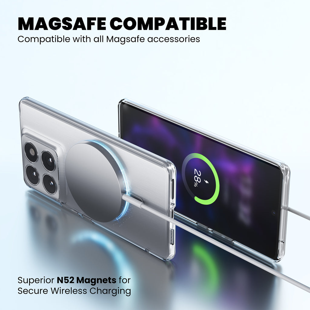 Anti-Yellow Magsafe Clear Case - Motorola Edge 70 Pro Plus