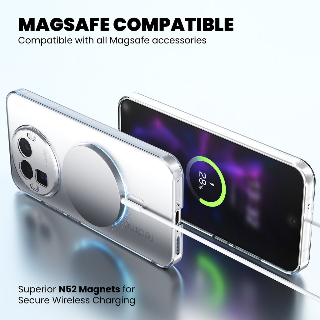 Anti-Yellow Magsafe Clear Case - Realme GT 8 Pro (Dream Edition)