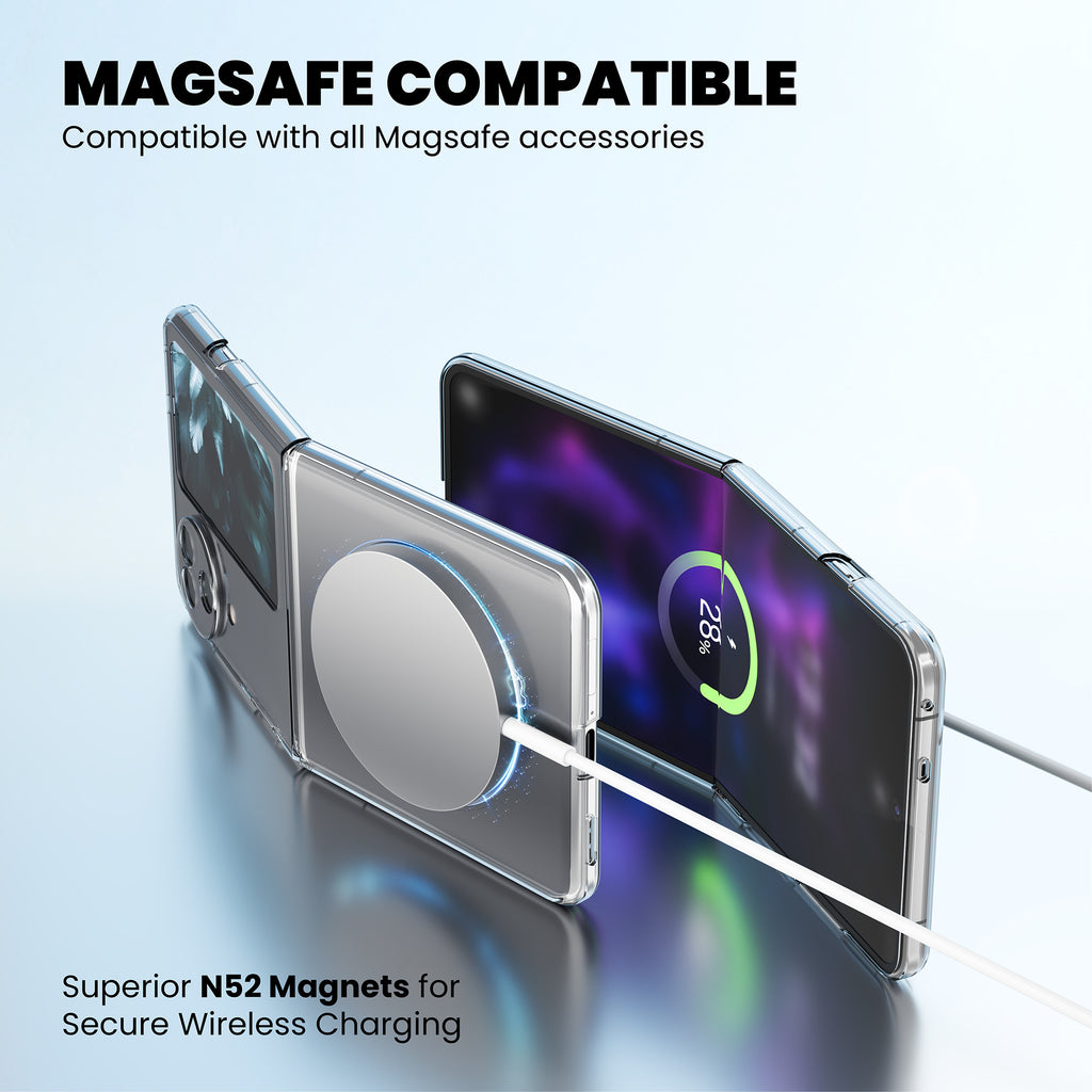 Anti-Yellow Magsafe Clear Case Oppo N Series