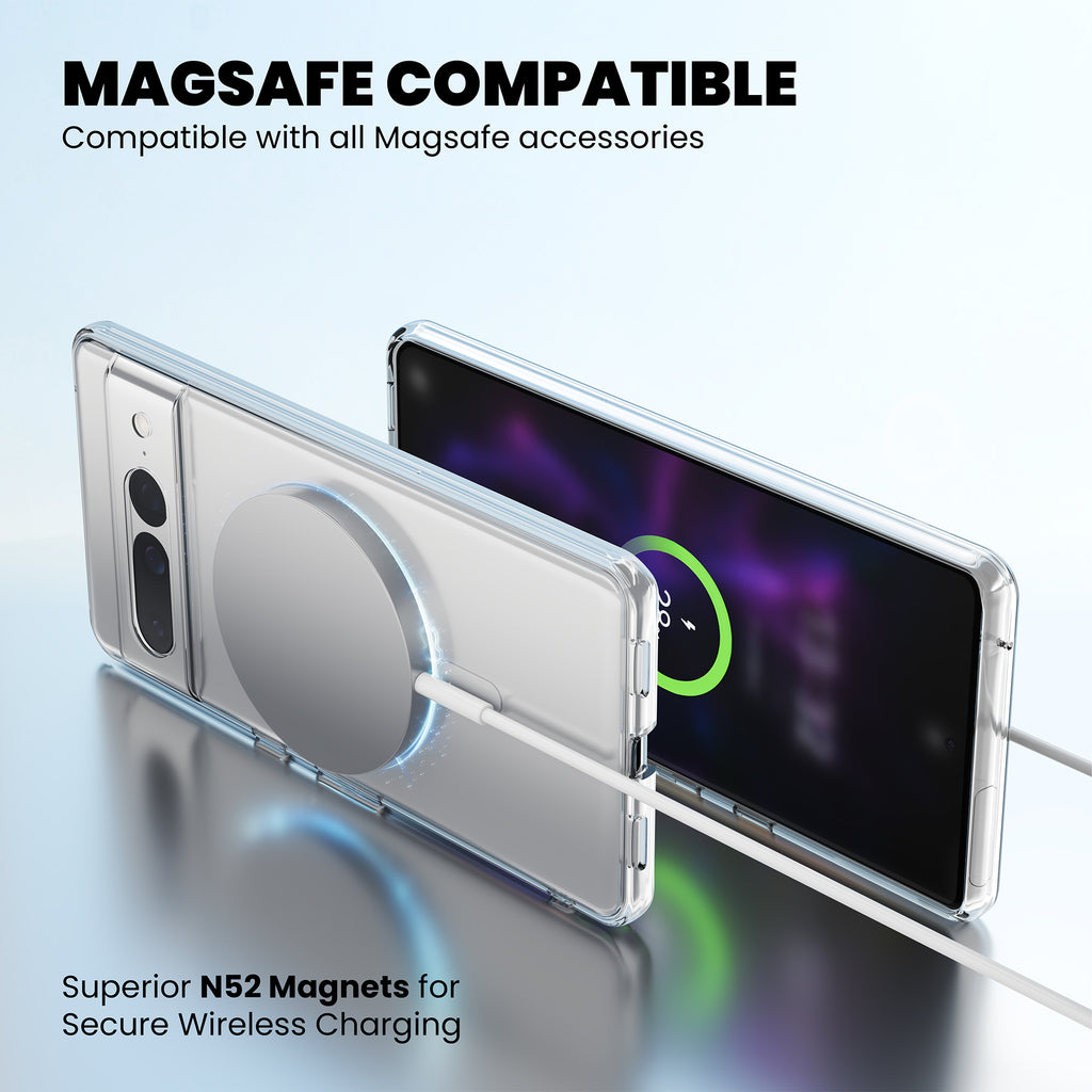 Anti-Yellow Magsafe Clear Case Google Pixel
