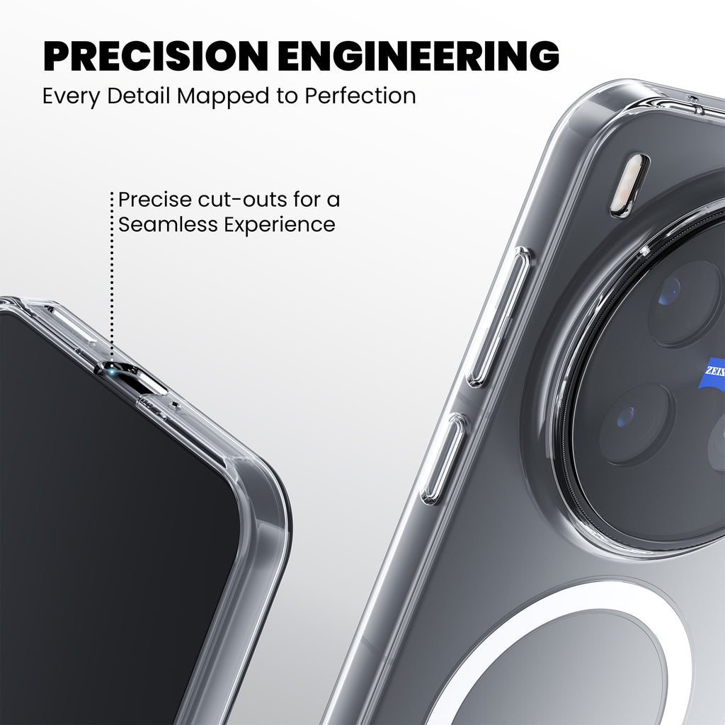 Anti-Yellow Magsafe Clear Case - Vivo T3 Pro 5G