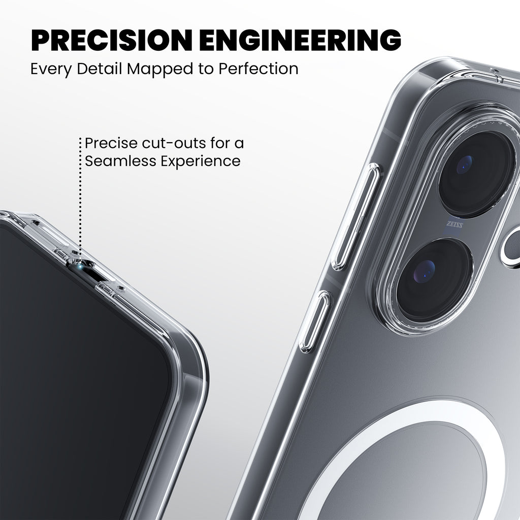 Anti-Yellow Magsafe Clear Case - Vivo T4 Pro