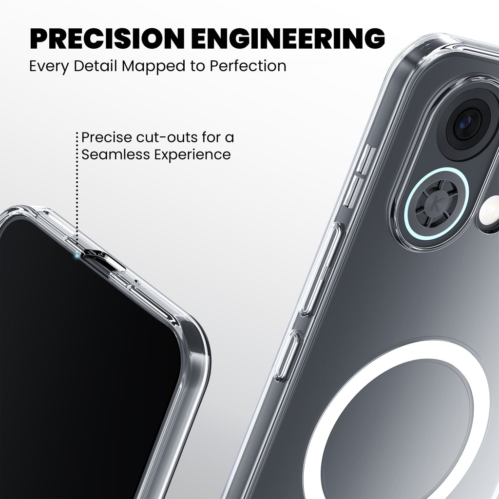 Anti-Yellow Magsafe Clear Case Oppo A Series