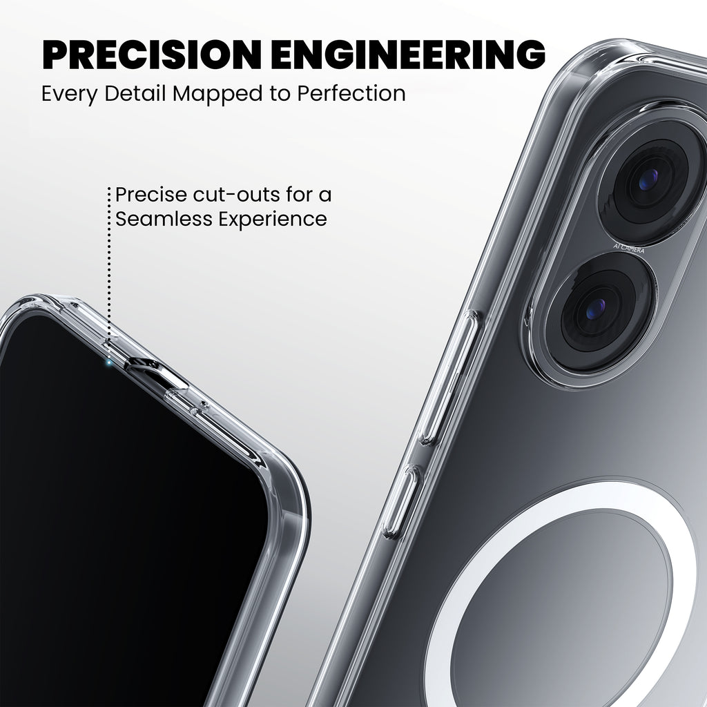 Anti-Yellow Magsafe Clear Case - Redmi A7 Pro 5G