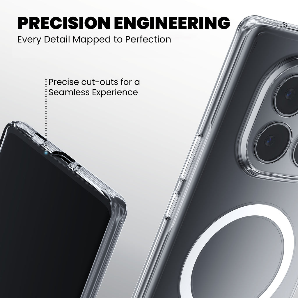 Anti-Yellow Magsafe Clear Case - Redmi Note 14 Pro Plus 5G