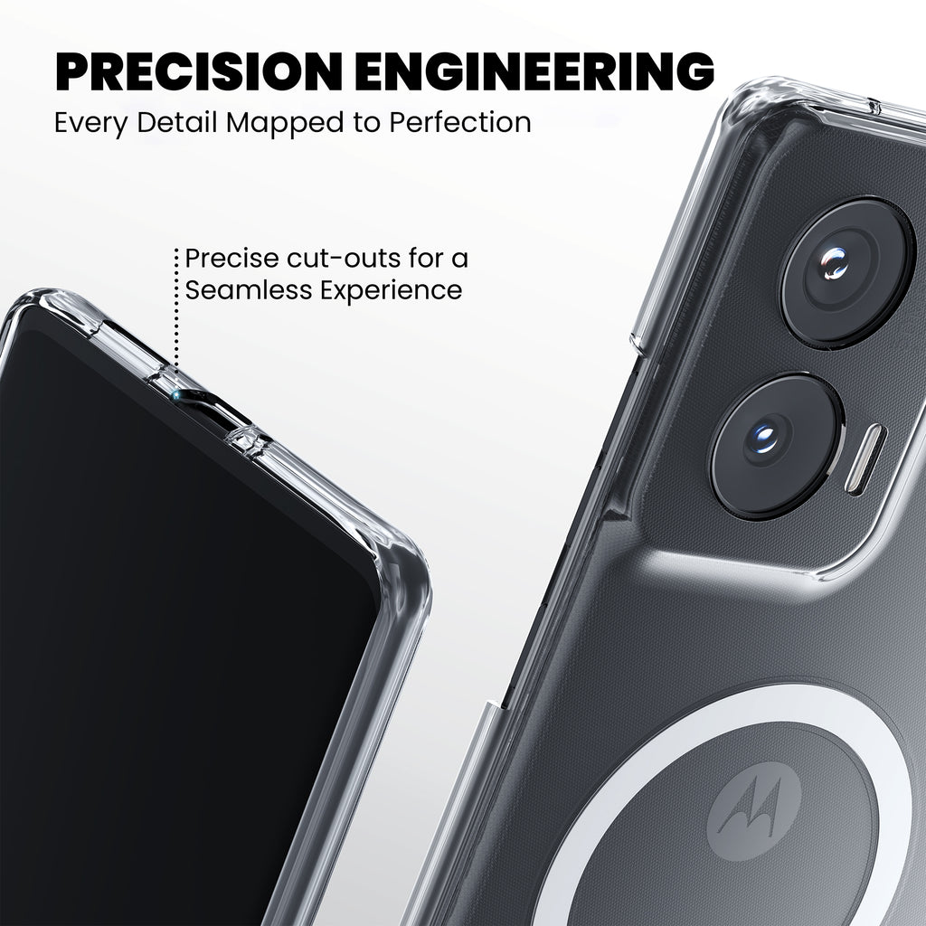 Anti-Yellow Magsafe Clear Case - Motorola Edge 40 Neo