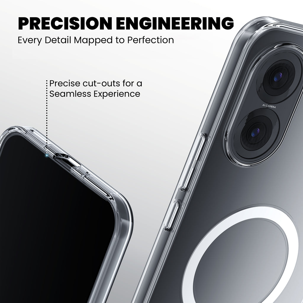 Anti-Yellow Magsafe Clear Case - Redmi Note 8