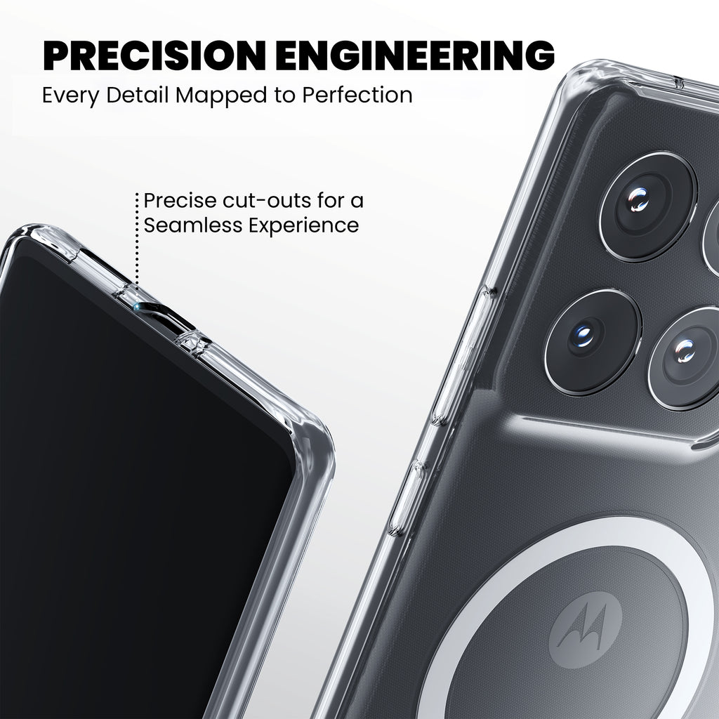 Anti-Yellow Magsafe Clear Case - Moto G77 Power