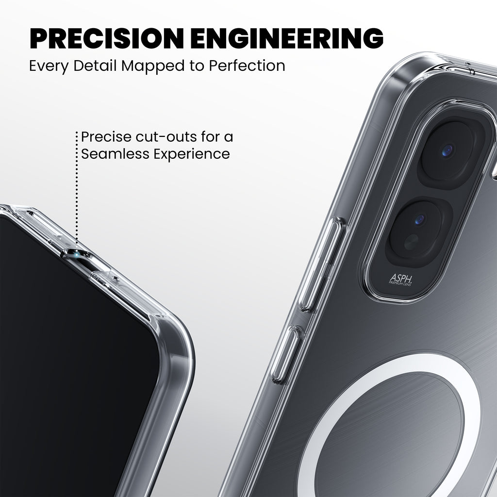 Anti-Yellow Magsafe Clear Case - Vivo T5 Pro 5G