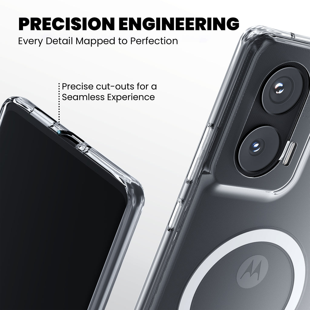 Anti-Yellow Magsafe Clear Case - Moto G52