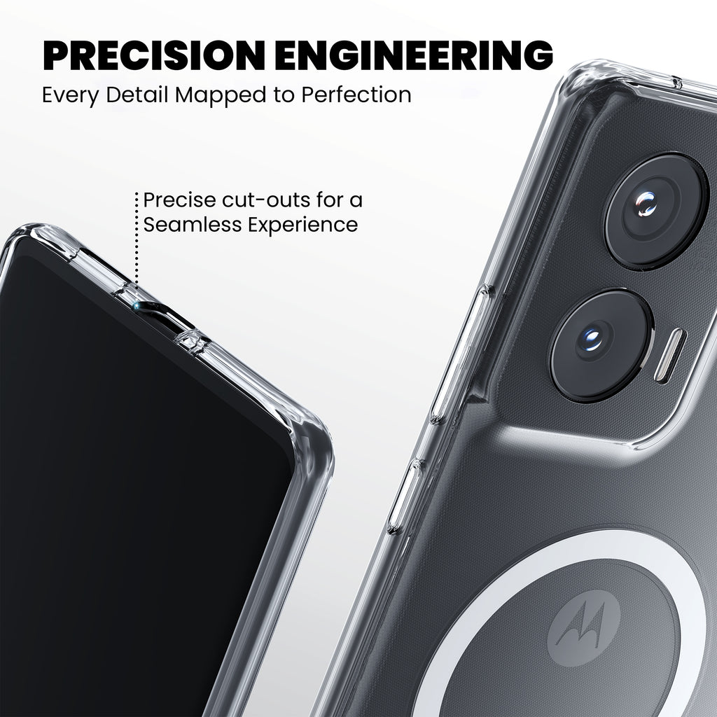 Anti-Yellow Magsafe Clear Case - Moto G06 Power