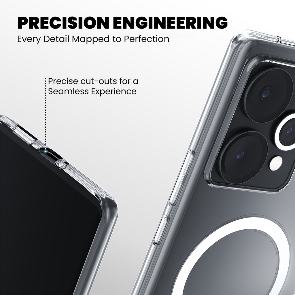 Anti-Yellow Magsafe Clear Case - Realme C55