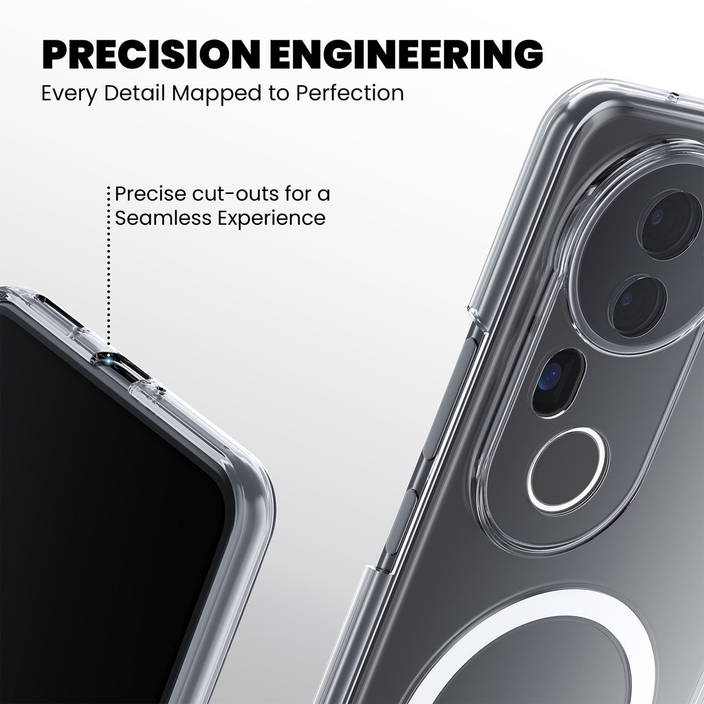 Anti-Yellow Magsafe Clear Case - Vivo V40 Pro