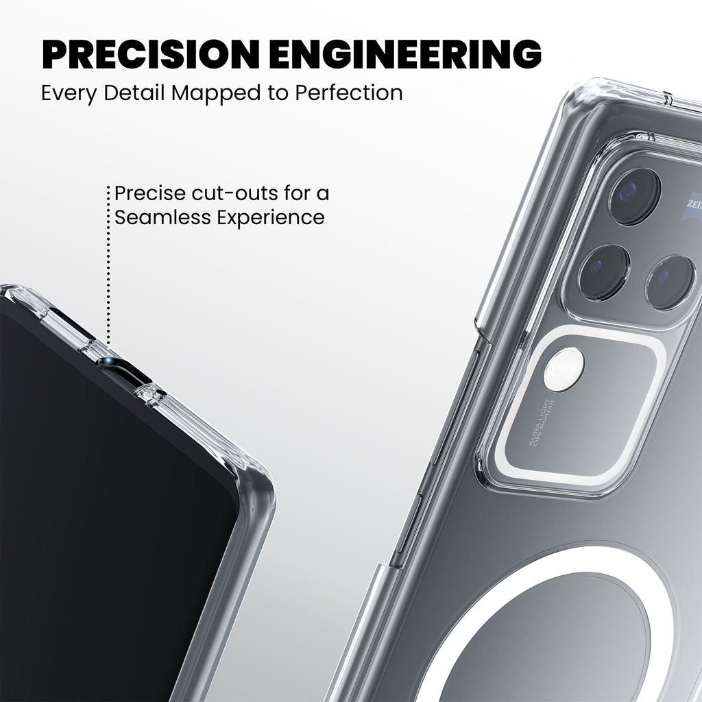 Anti-Yellow Magsafe Clear Case - Vivo V20 Pro